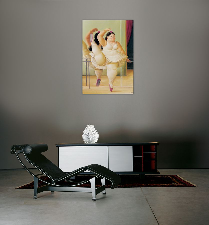 Artopweb Botero - Ballerina To The Handrail Decorative MDF Panel (60x80cm)