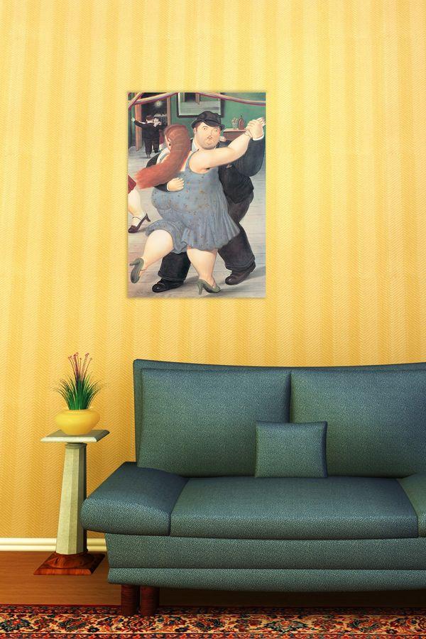 Artopweb Botero - Dancers 1987 Decorative MDF Panel (51x76cm)