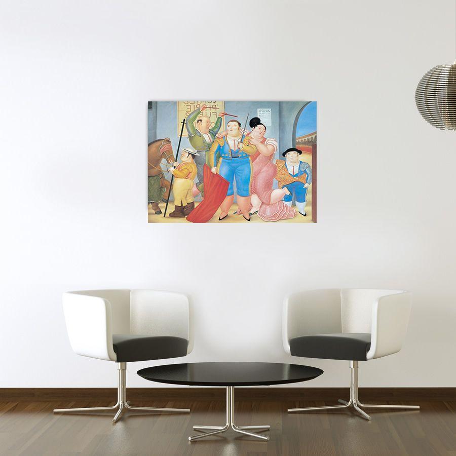 Artopweb Botero - La Corrida Decorative MDF Panel (90x66cm)