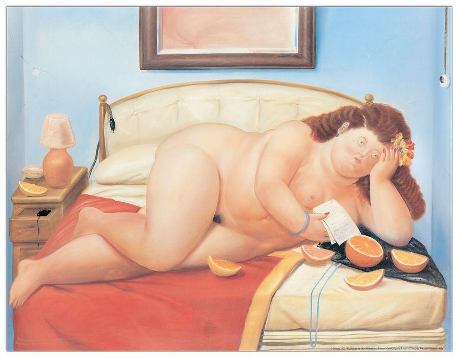 artopweb Botero - La Lettera Decorative MDF Panel (70x54cm)
