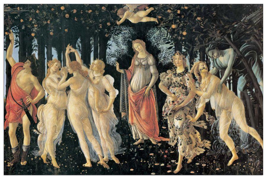 artopweb Botticelli - The Spring Decorative MDF Panel (100x67cm)