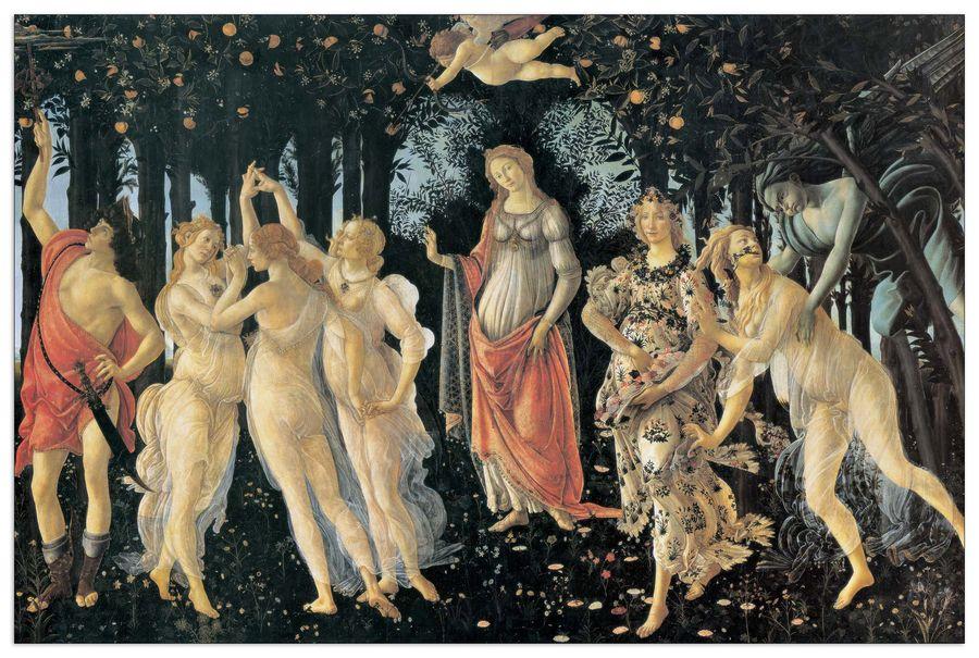 artopweb Botticelli - The Spring Decorative MDF Panel (140x94cm)