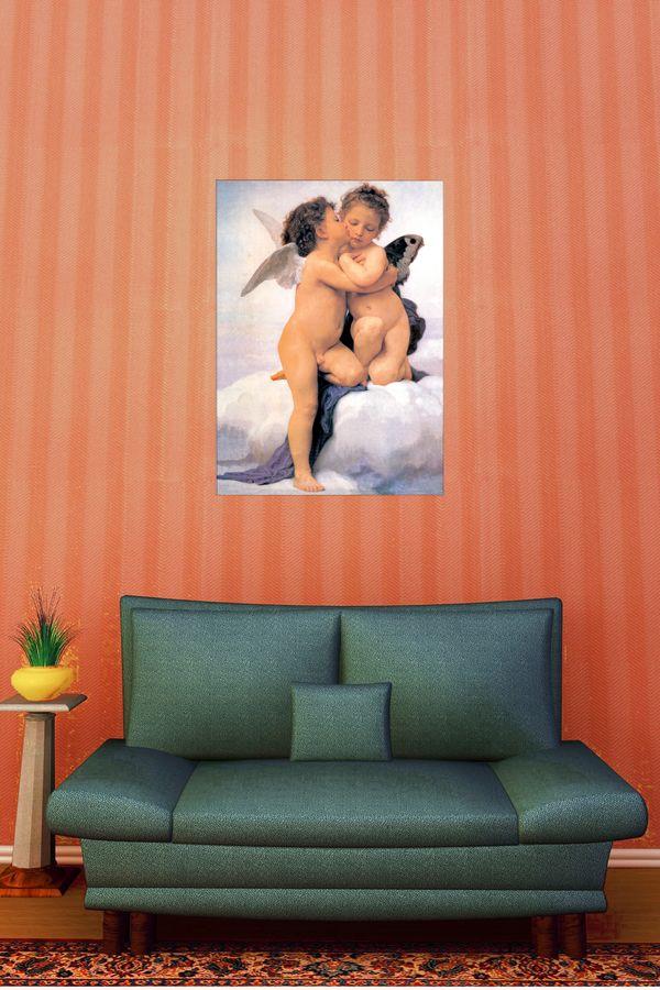 Artopweb Bouguereau - The First Kiss Decorative MDF Panel (72x100cm)