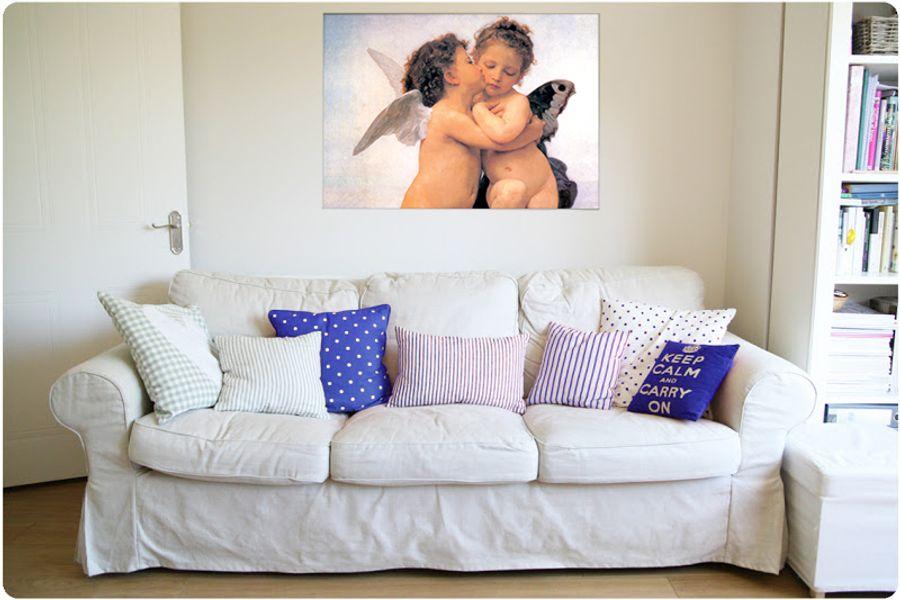 Artopweb Bouguereau - The First Kiss (Detail) Decorative MDF Panel (100x70cm)