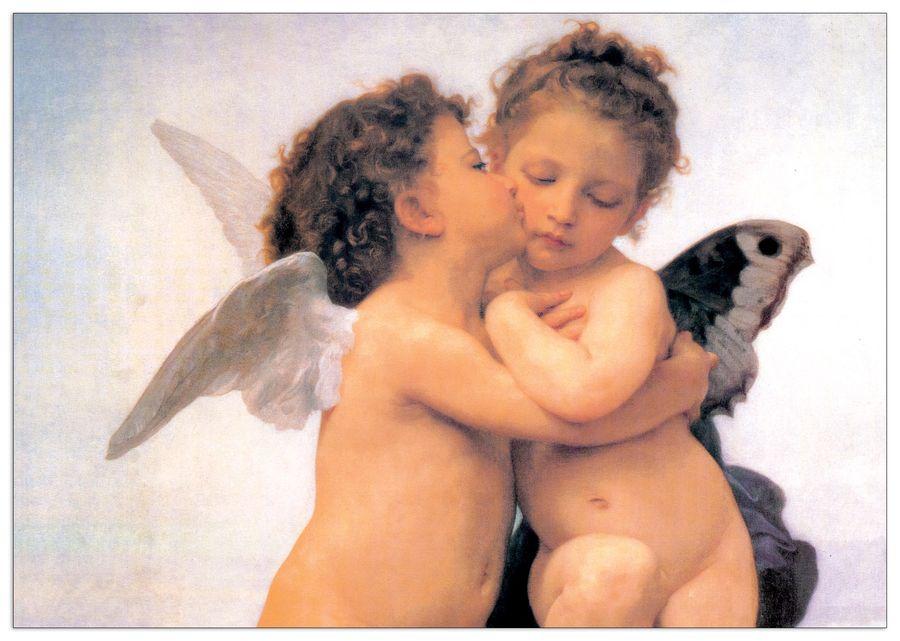 artopweb Bouguereau - The First Kiss (Detail) Decorative MDF Panel (100x70cm)