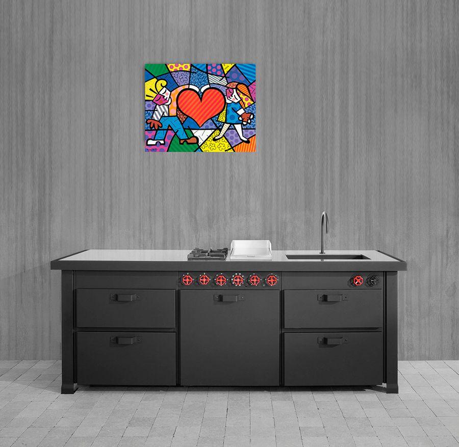 Artopweb Britto - Heart Kids Decorative MDF Panel (70x55cm)