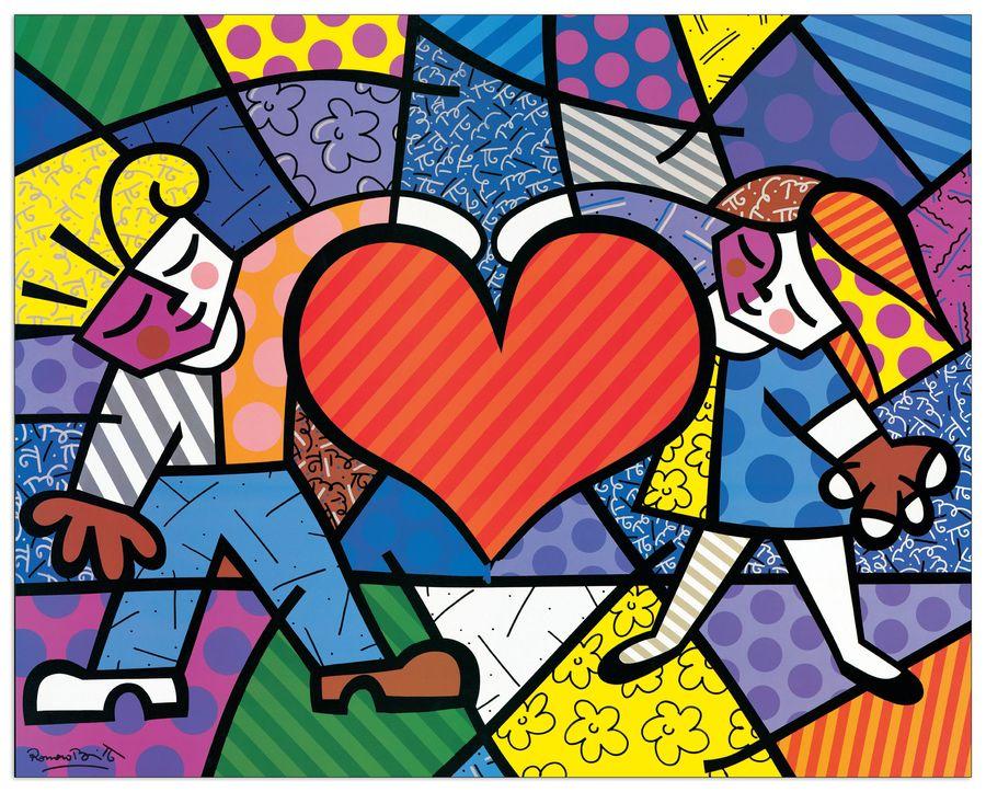 artopweb Britto - Heart Kids Decorative MDF Panel (70x55cm)