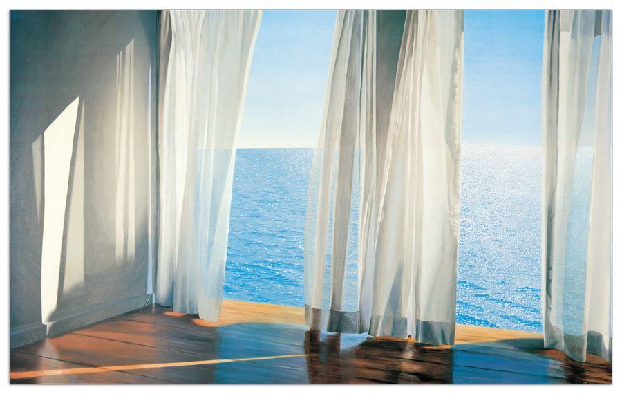 artopweb Brown - Blues come Through Decorative MDF Panel (152x102cm)