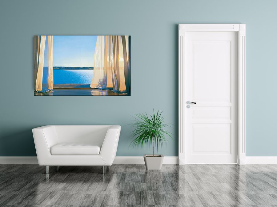 Artopweb Brown - Lomng Golden Day Decorative MDF Panel (136x85cm)