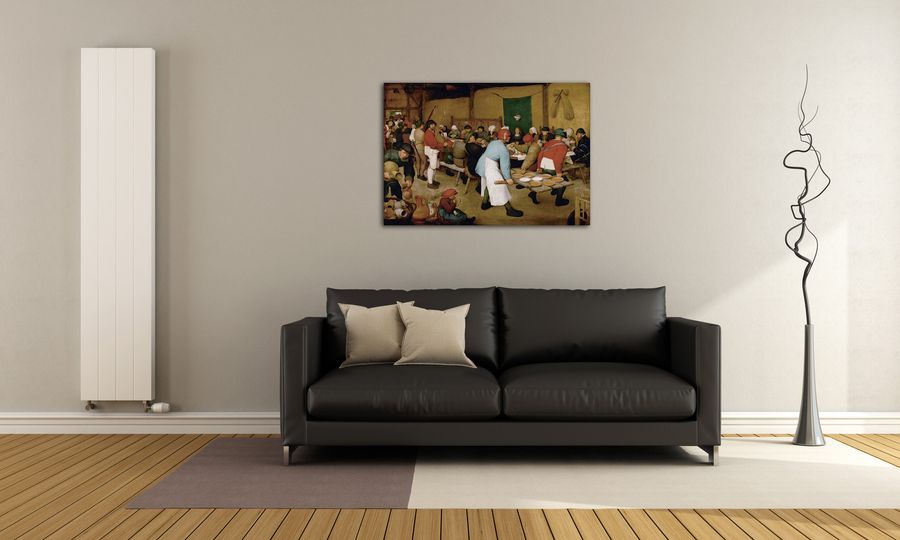 Artopweb Brueghel - Bauernhochzeit Decorative MDF Panel (100x70cm)
