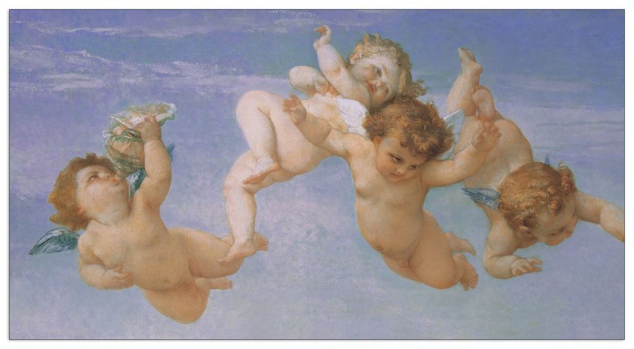 artopweb Cabanel - Birth of Venus (Detail) Decorative MDF Panel (140x75cm)