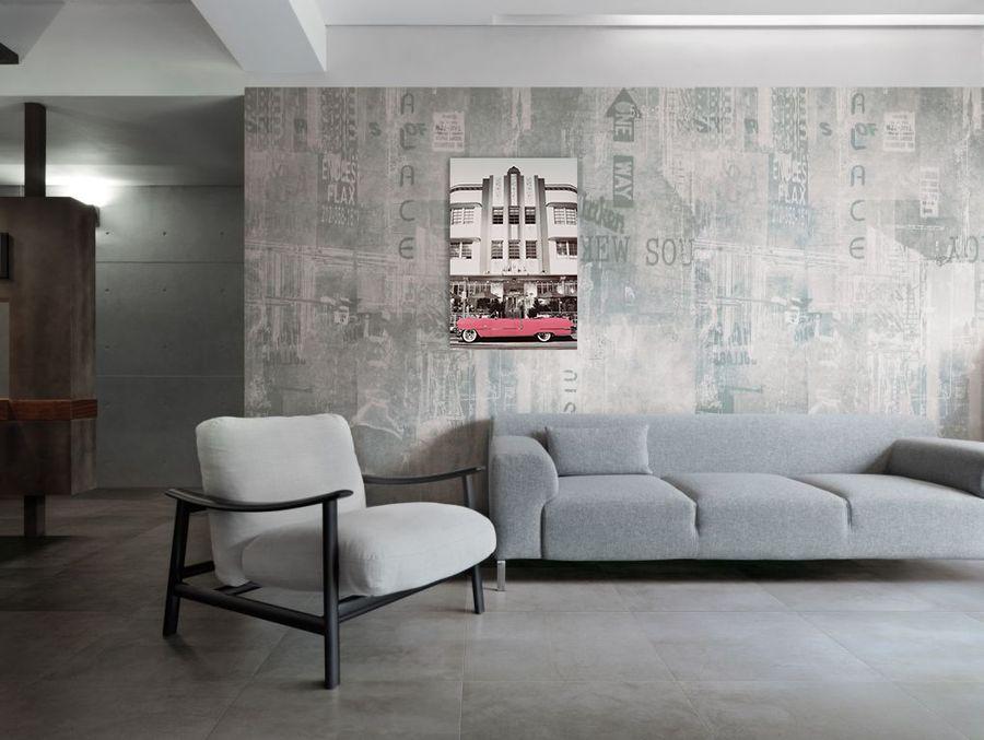 Artopweb Cadillac - Pink Cadillac Decorative MDF Panel (60x90cm)