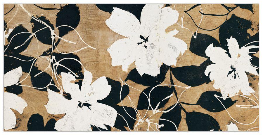 artopweb Cailler - Ensemble de Fleurs Decorative MDF Panel (100x50cm)
