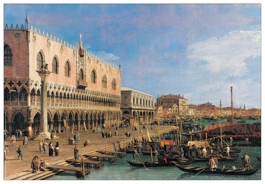 artopweb Canaletto - Canal Grande Decorative MDF Panel (80x55cm)