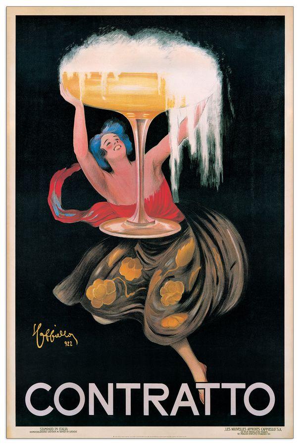 artopweb Cappiello - Contratto Decorative MDF Panel (60x90cm)