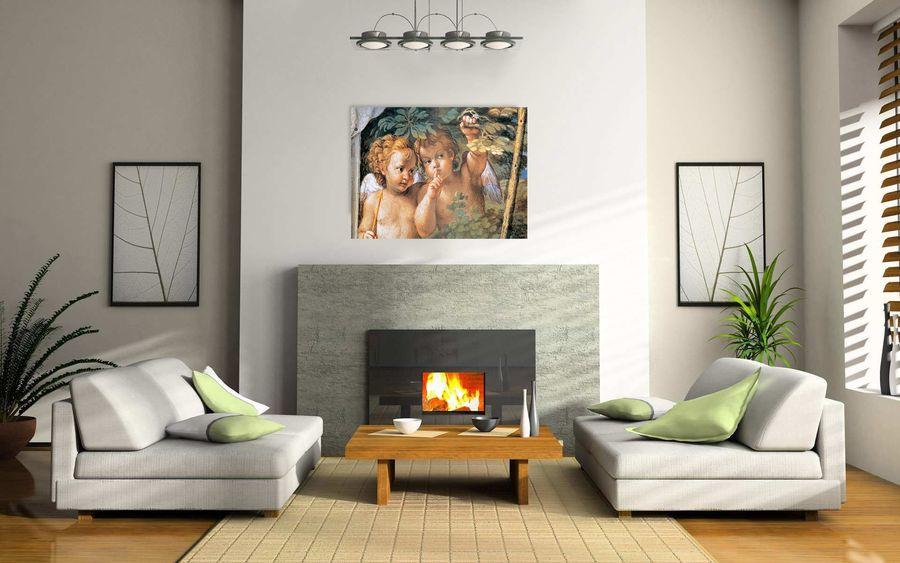 Artopweb Carracci - The Angels Decorative MDF Panel (100x74cm)