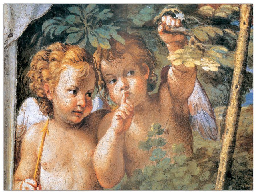 artopweb Carracci - The Angels Decorative MDF Panel (100x74cm)