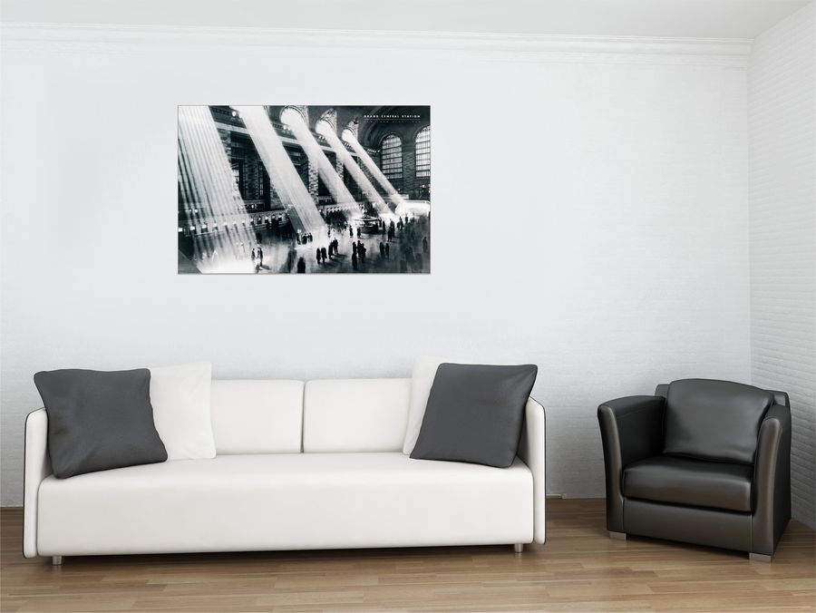 Artopweb Central Station - Grand Central Station Decorative MDF Panel (90x60cm)