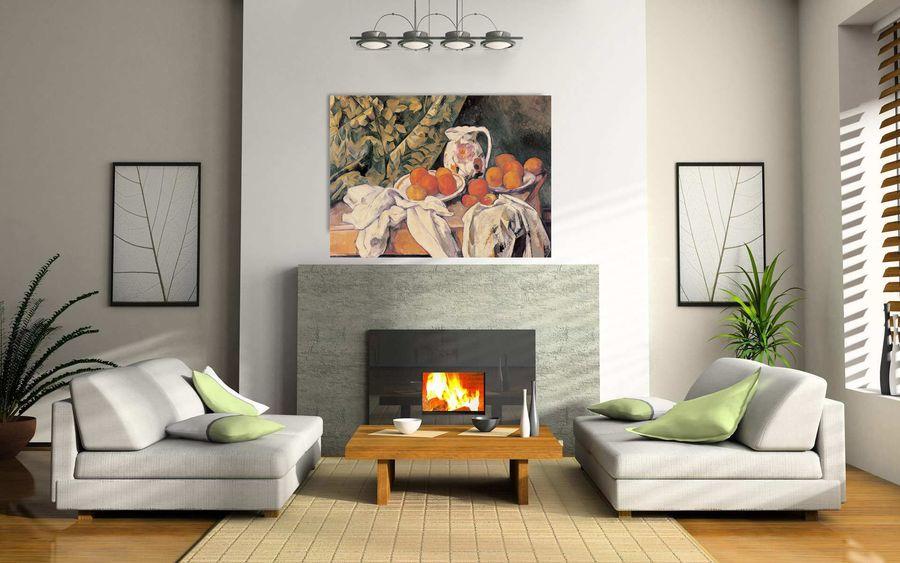 Artopweb Cezanne - Stillben Mit Fruechten Decorative MDF Panel (140x102cm)