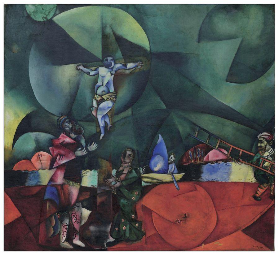 artopweb Chagall - Calvary Decorative MDF Panel (60x54cm)