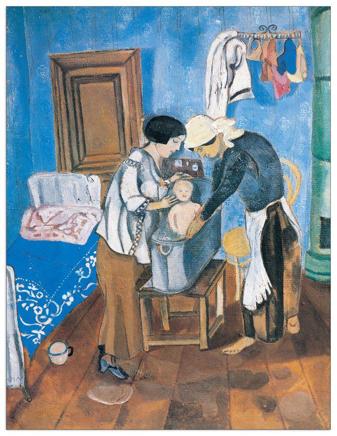 artopweb Chagall - The Baby S Bath Decorative MDF Panel (53x70cm)