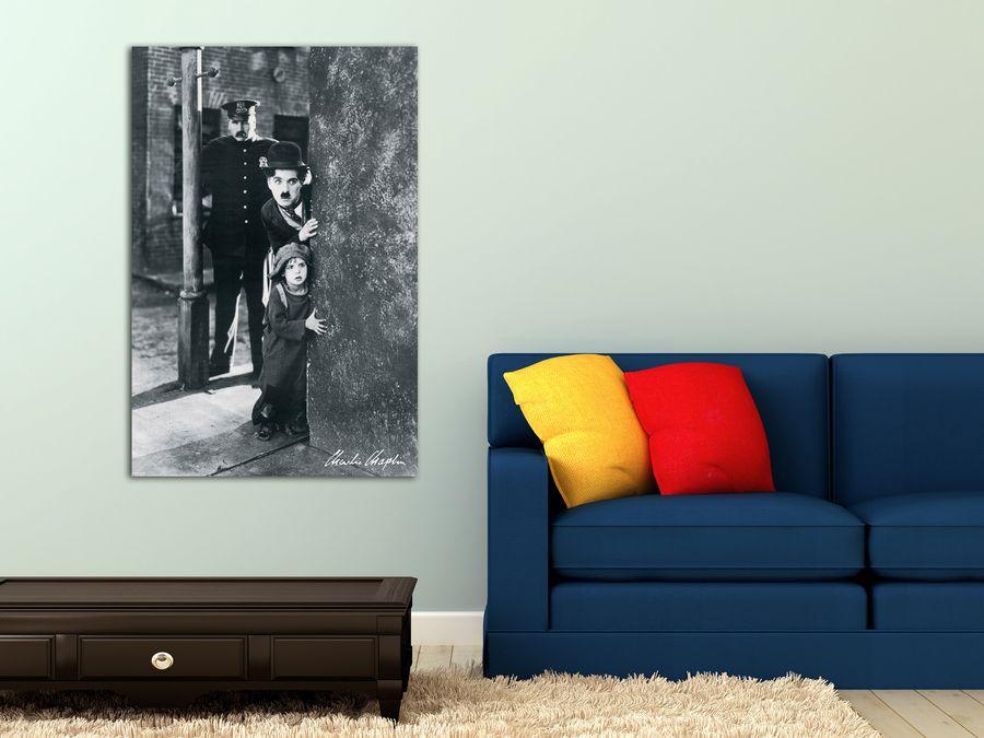 Artopweb Charlie Chaplin Decorative MDF Panel (60x90cm)