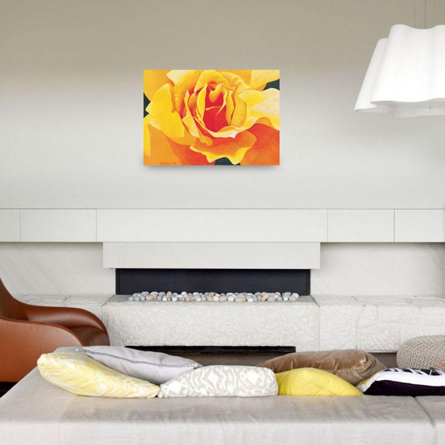 Artopweb Christian - Honeymoon (Yellow Rose) Decorative MDF Panel (100x70cm)