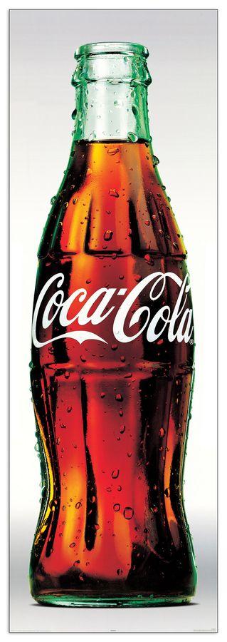 artopweb Coca Cola - Coca Cola Decorative MDF Panel (53x158cm)