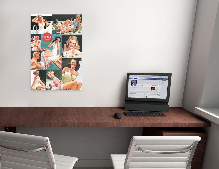 Artopweb Coca Cola - Coke Decorative MDF Panel (60x90cm)