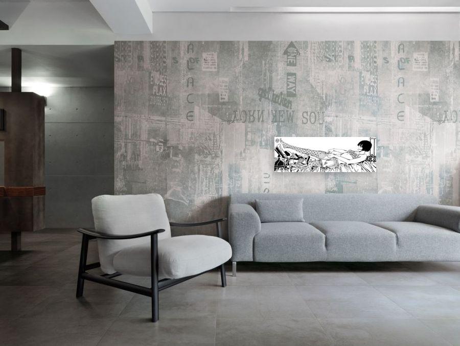 Artopweb Crepax - Valentina: Cosa Mi Metto? Decorative MDF Panel (138x48cm)