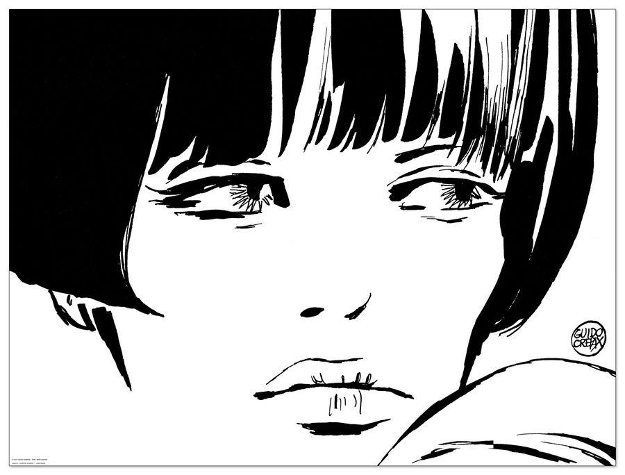 artopweb Crepax - Valentina: Guardami ? Decorative MDF Panel (80x60cm)