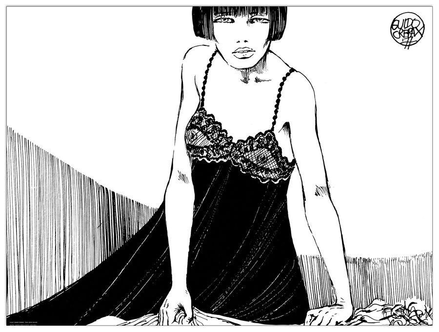 artopweb Crepax - Valentina: Tenera È La Notte Decorative MDF Panel (120x90cm)