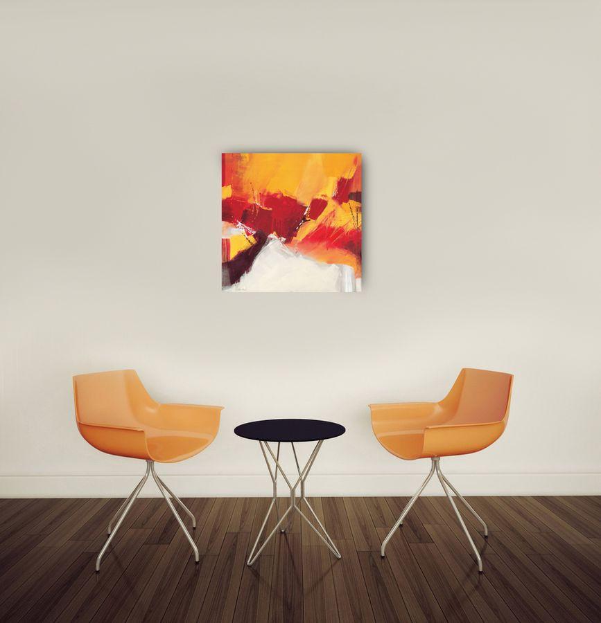 Artopweb Cusumano - Rosso II Decorative MDF Panel (98x98cm)