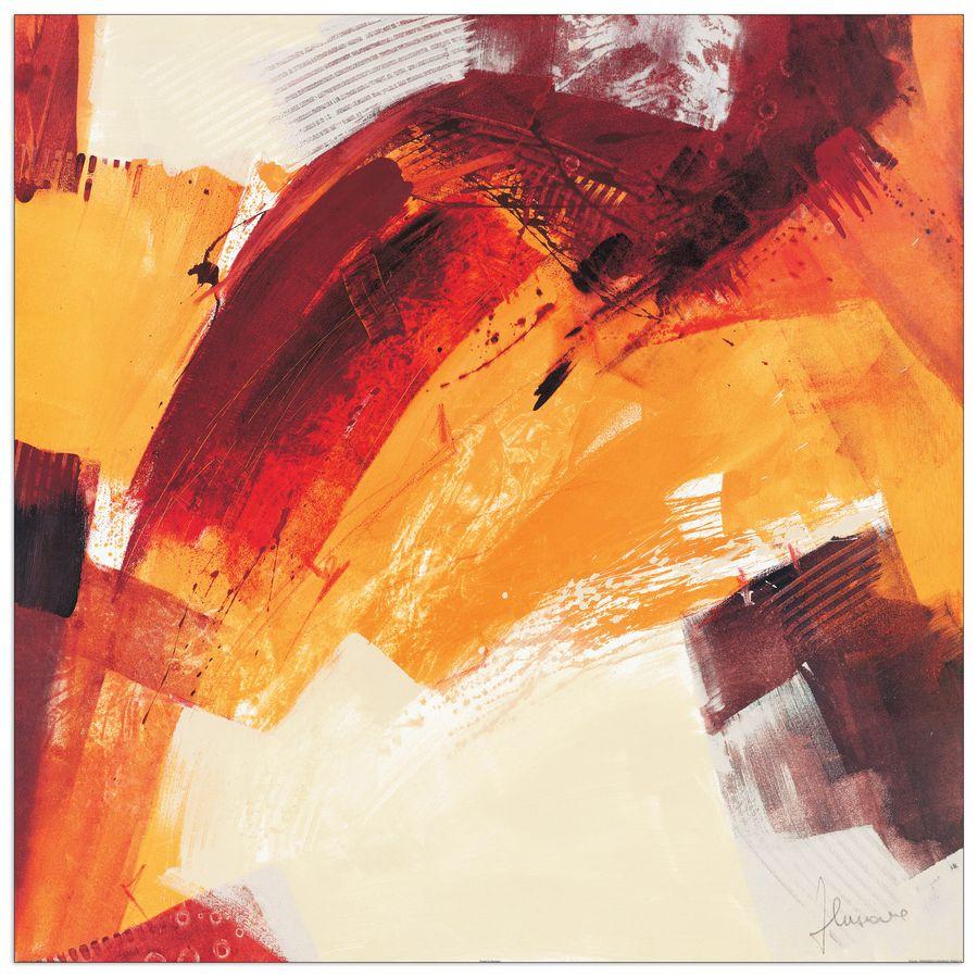 artopweb Cusumano - Rosso III Decorative MDF Panel (98x98cm)