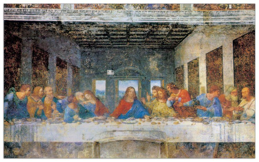 artopweb Da Vinci - The Last Supper (Yesterday) Decorative MDF Panel (140x86cm)