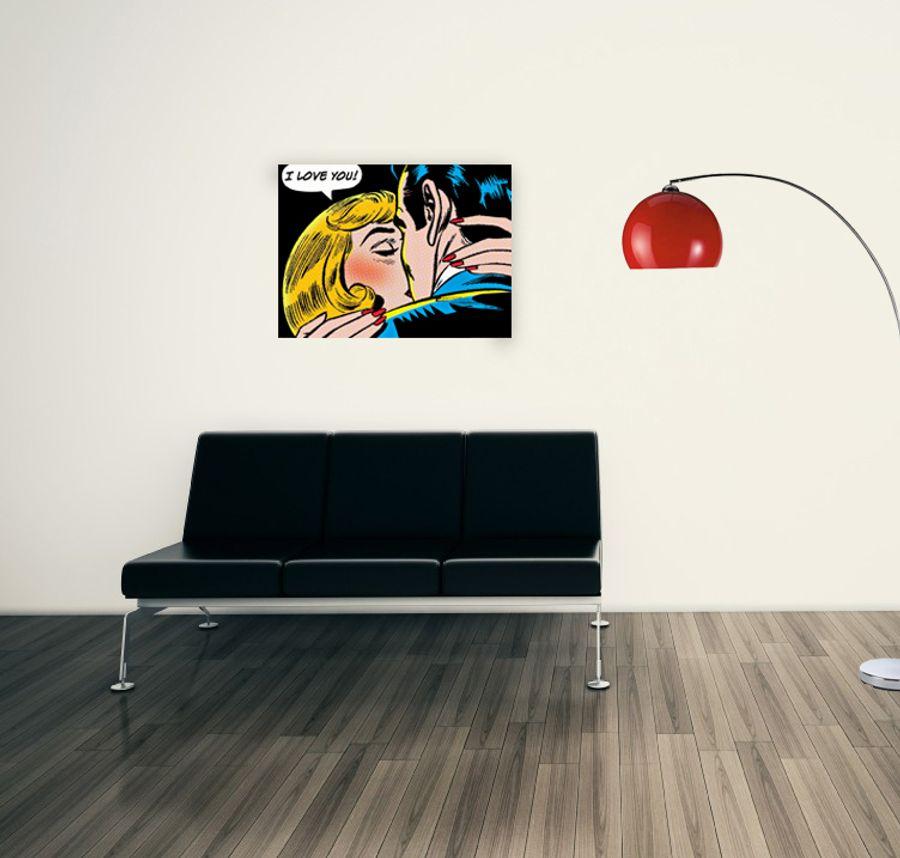 Artopweb Dale - I Love You Decorative MDF Panel (80x60cm)