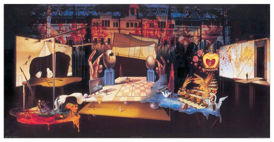 artopweb DalÌ - Opera 1 Decorative MDF Panel (100x50cm)