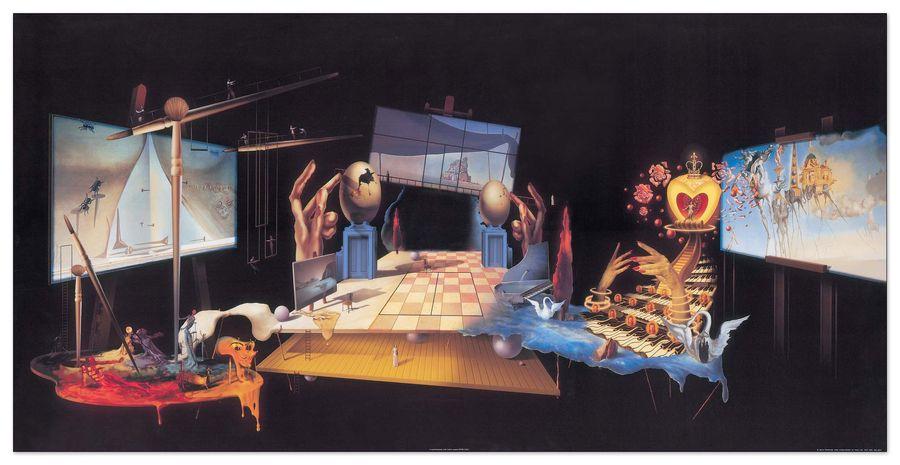 artopweb DalÌ - Opera 2 Decorative MDF Panel (100x50cm)