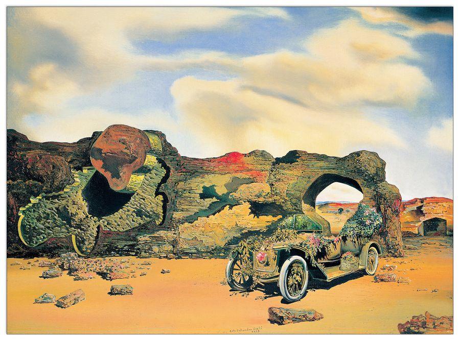 artopweb DalÌ - Solitude Paranoiache-Critique Decorative MDF Panel (74x55cm)