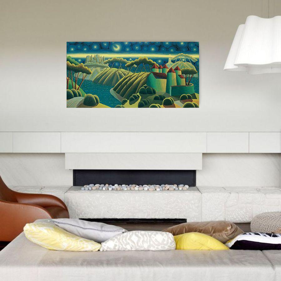 Artopweb Dall'olio - Ancora Qui Insieme Decorative MDF Panel (100x50cm)