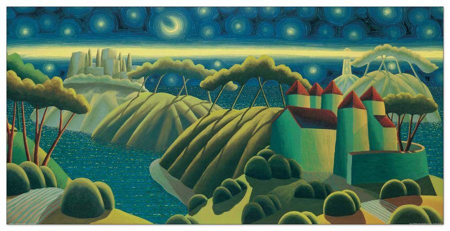 artopweb Dall'olio - Ancora Qui Insieme Decorative MDF Panel (100x50cm)