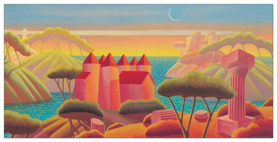 artopweb Dall'olio - Solo Dove Ci Sei Tu Decorative MDF Panel (100x50cm)