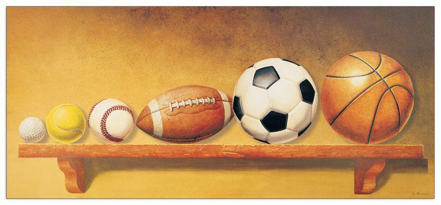 artopweb Danielle - Keep Your Eye On The Ball Decorative MDF Panel (63x28cm)