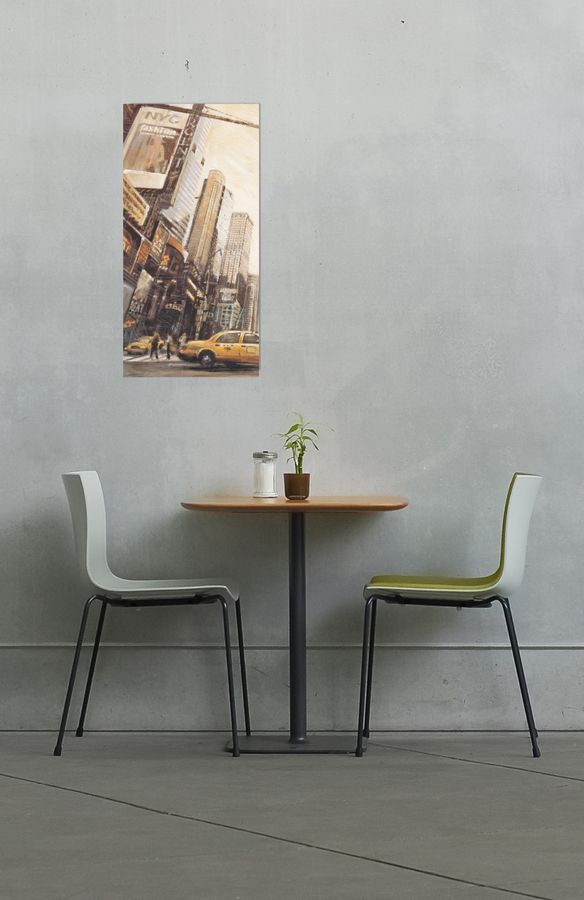 Artopweb Daniels - Times Square I Decorative MDF Panel (40x80cm)