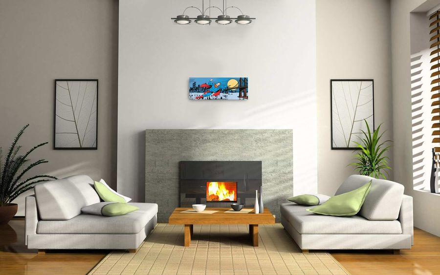 Artopweb Dc Comics - Metropolis Skyline Decorative MDF Panel (80x30cm)