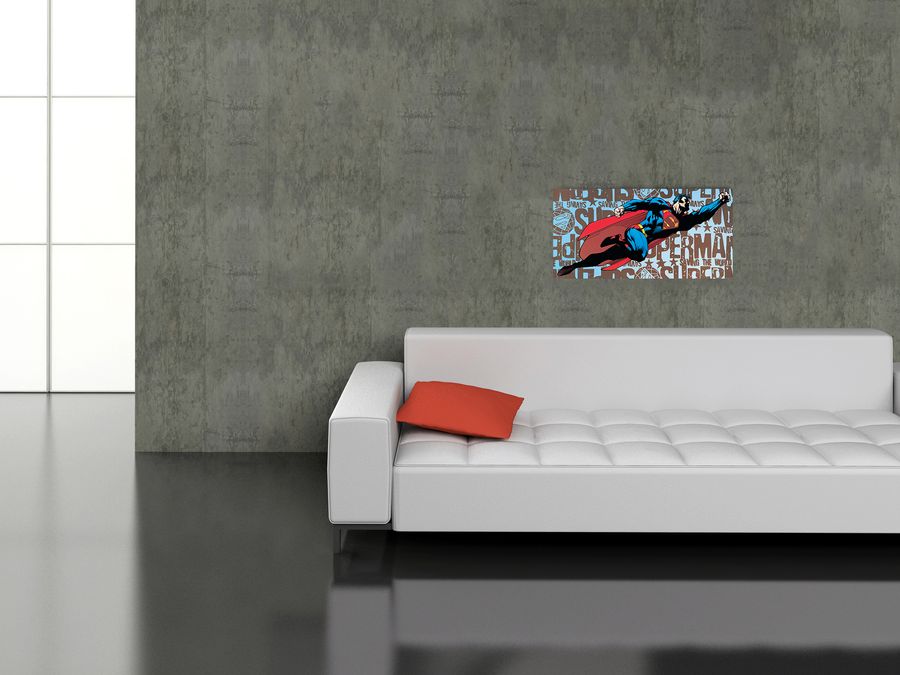 Artopweb Dc Comics - Saving The World Decorative MDF Panel (100x50cm)