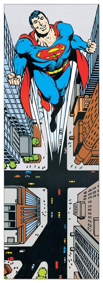 artopweb Dc Comics - Superman Decorative MDF Panel (48x138cm)