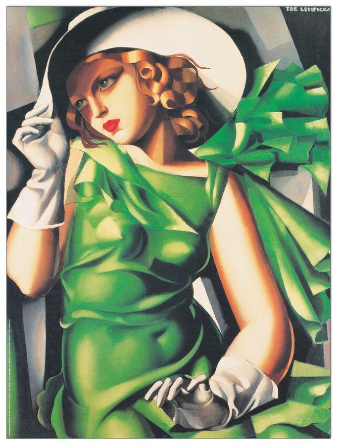 artopweb De Lempicka - Giovane ragazza al vento Decorative MDF Panel (60x80cm)