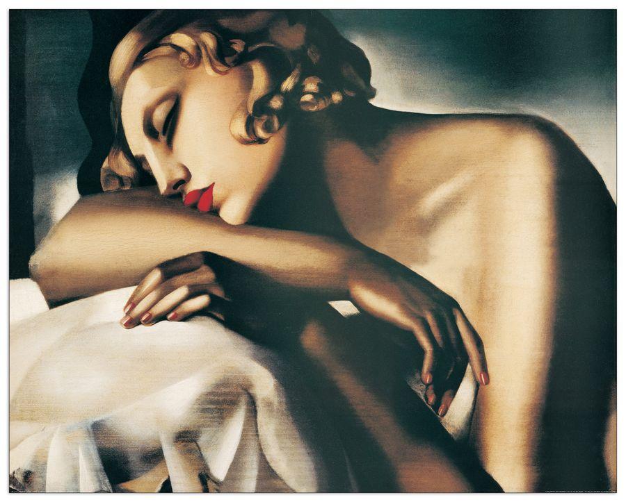 artopweb De Lempicka - La Dormeuse 1931-32 Decorative MDF Panel (123x98cm)