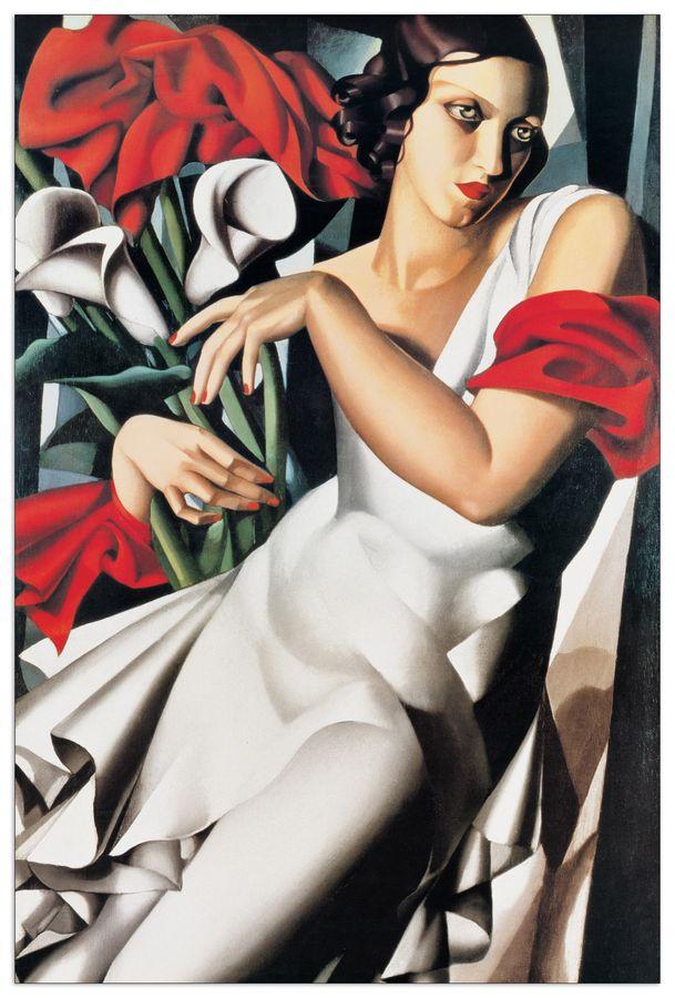 artopweb De Lempicka - Portrait De Ira Decorative MDF Panel (60x90cm)